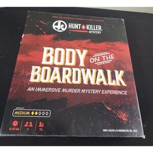 Hunt A Killer Murder Mystery Board Game Lot Body on the Boardwalk